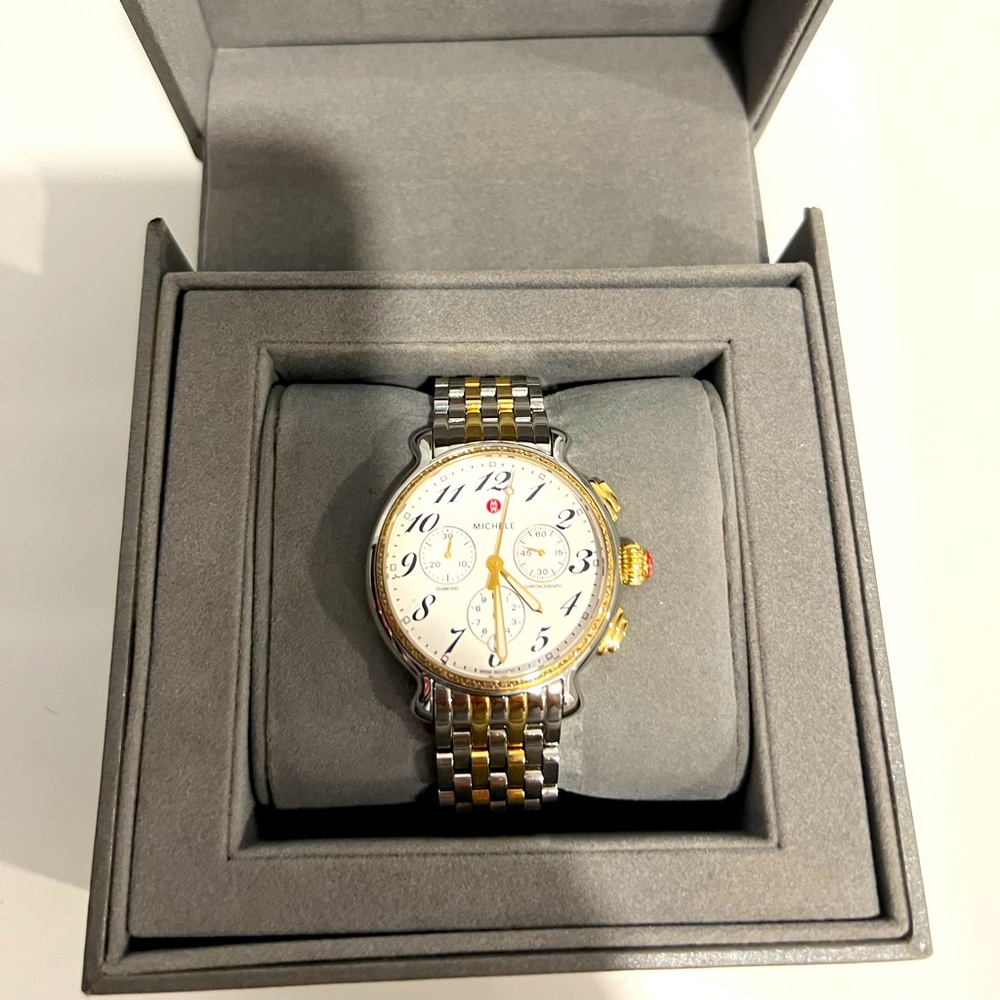 Two-toned Michele Watch